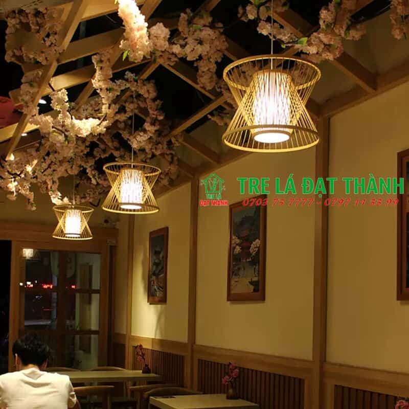 Chụp Đèn Xô Xéo Bằng Tre - DMT014